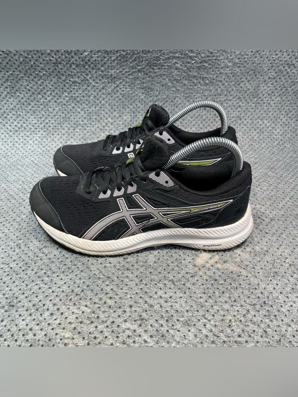 Asics Gel-Contend 8 Black Running Shoes Size 7 Women’s